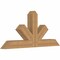 Ekena Millwork Saratoga Timber Gable Bracket, Western Red Cedar, 60"W x 27"H x 5 1/2"D x 5 1/2"F, 11/12 Pitch GBW060X27X0606SAR00SWR - alternate 2
